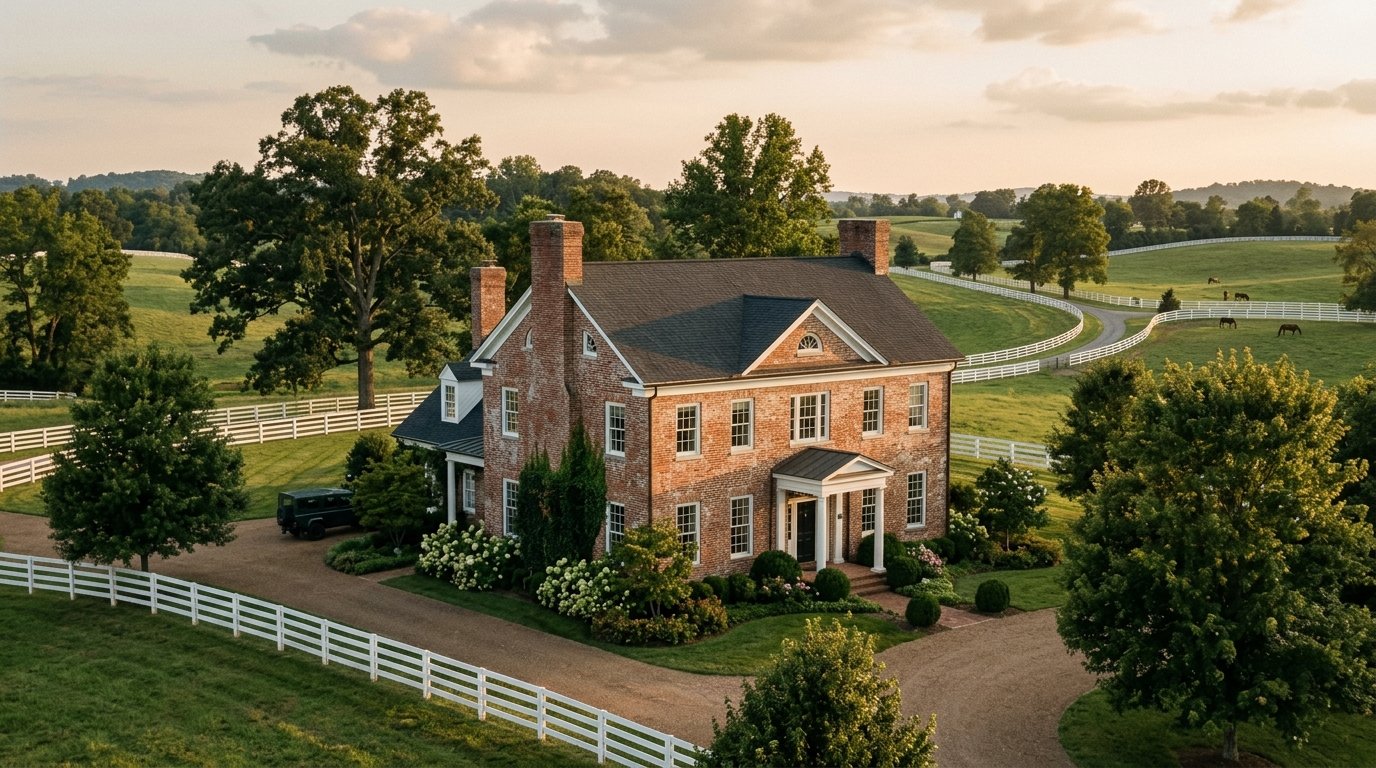 classic brick Kentucky home