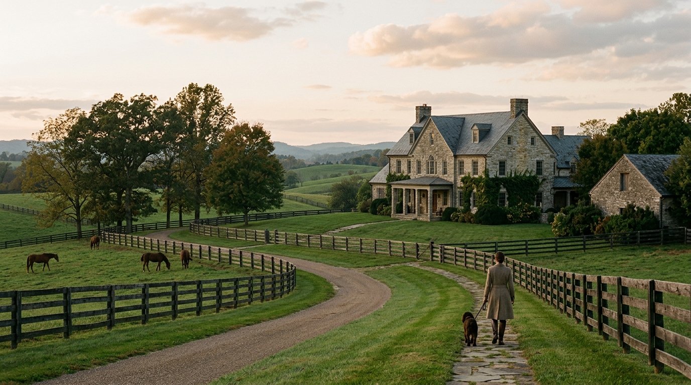 grand stone estate home
