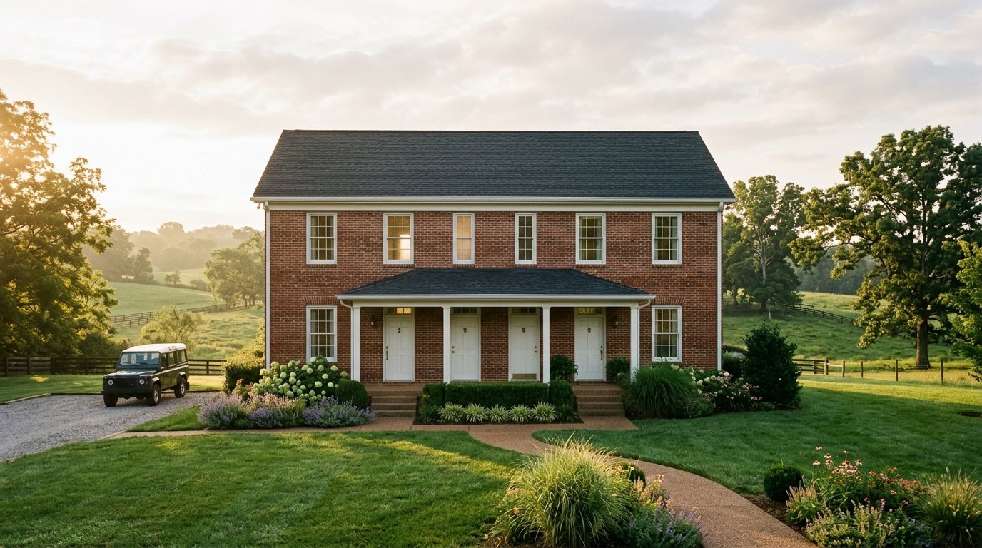 Small multifamily building in a Kentucky college town
