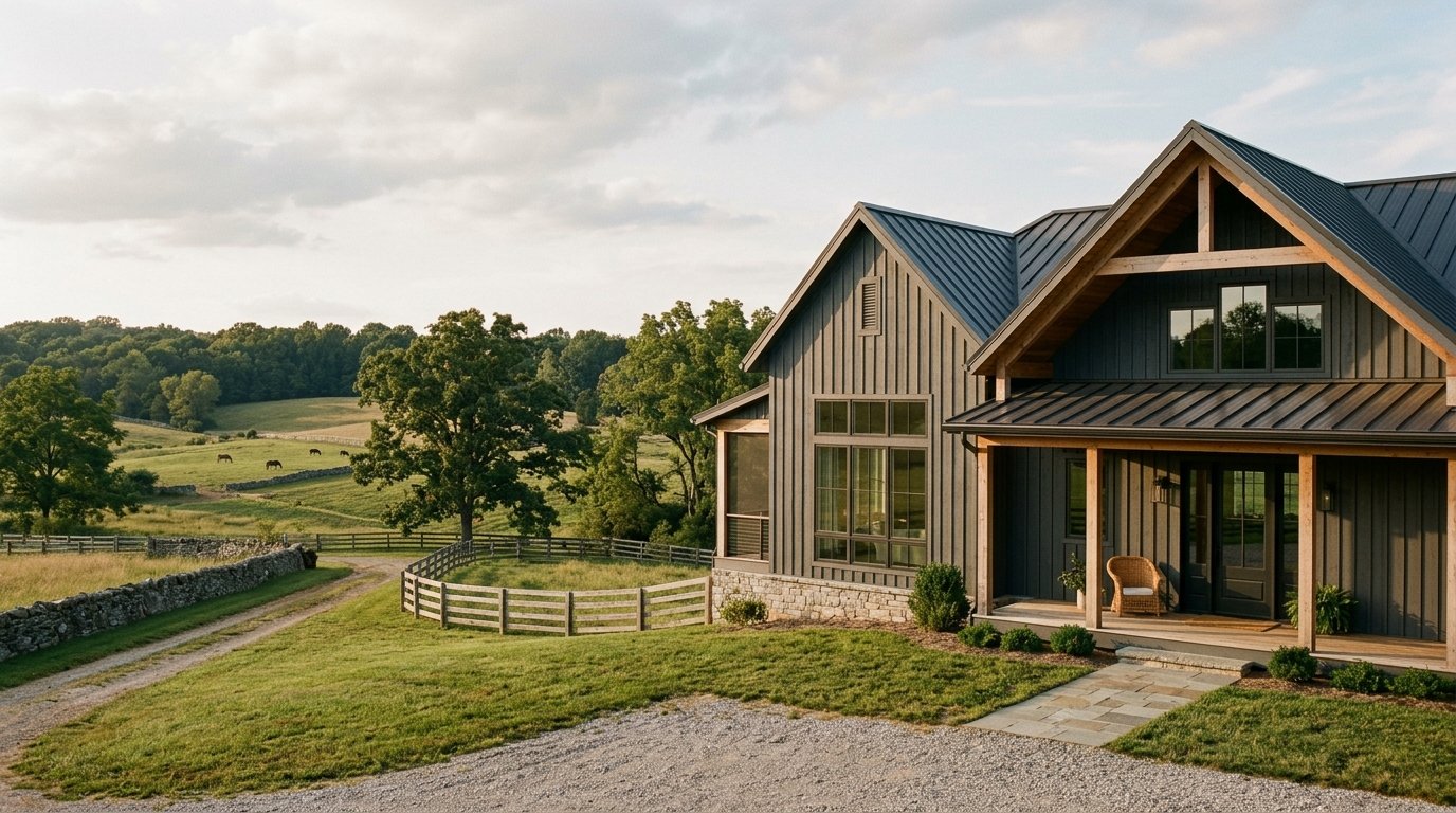 modern farmhouse exterior