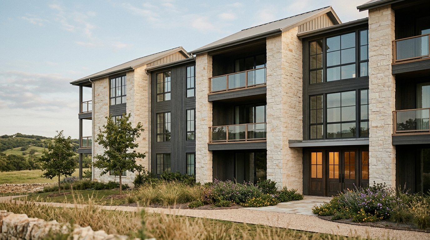 boutique condo building facade