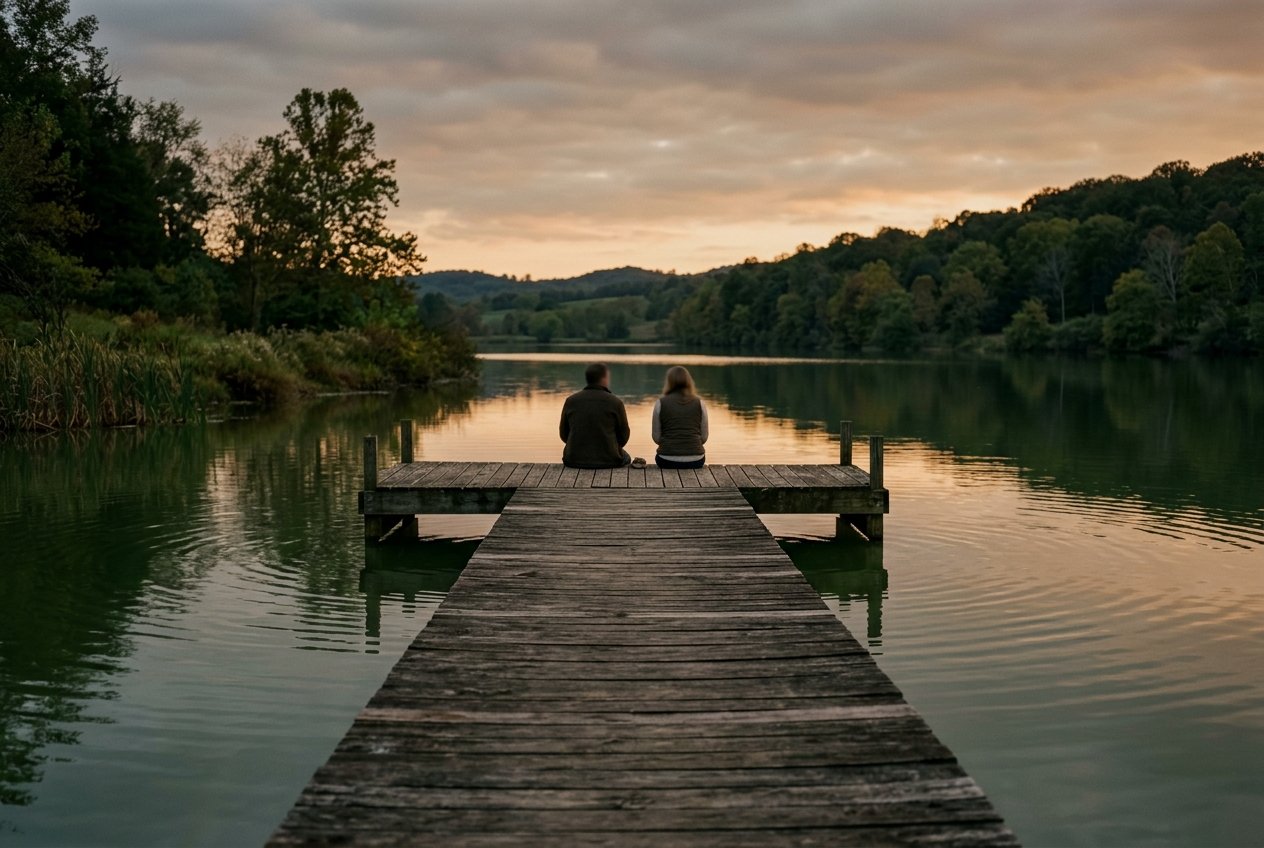 Dusk on a Kentucky lake