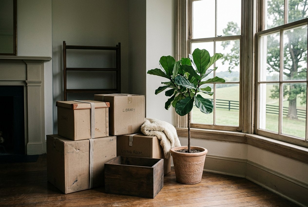 Moving day light through a bay window